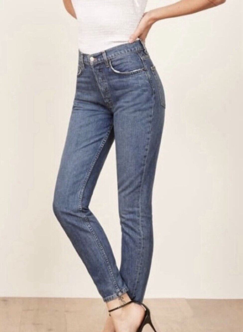 Reformation High & Skinny Jeans Size 25